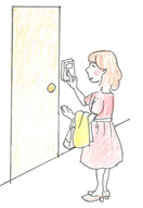 訪問時の美しい振る舞い