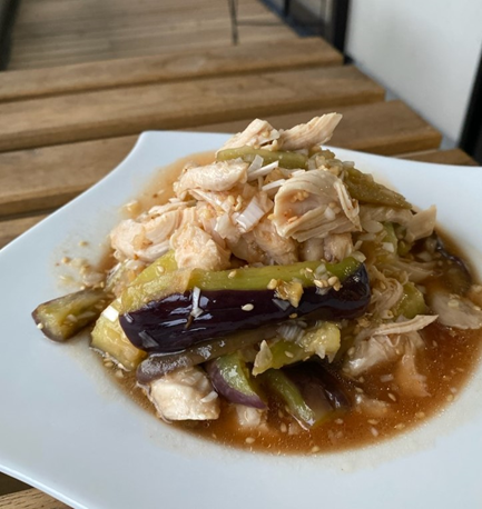 火を使わない！ささみよだれなす♪