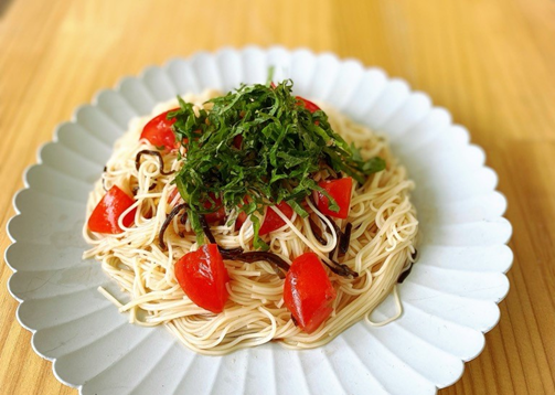 息子も絶賛！トマトと塩こんぶ素麺