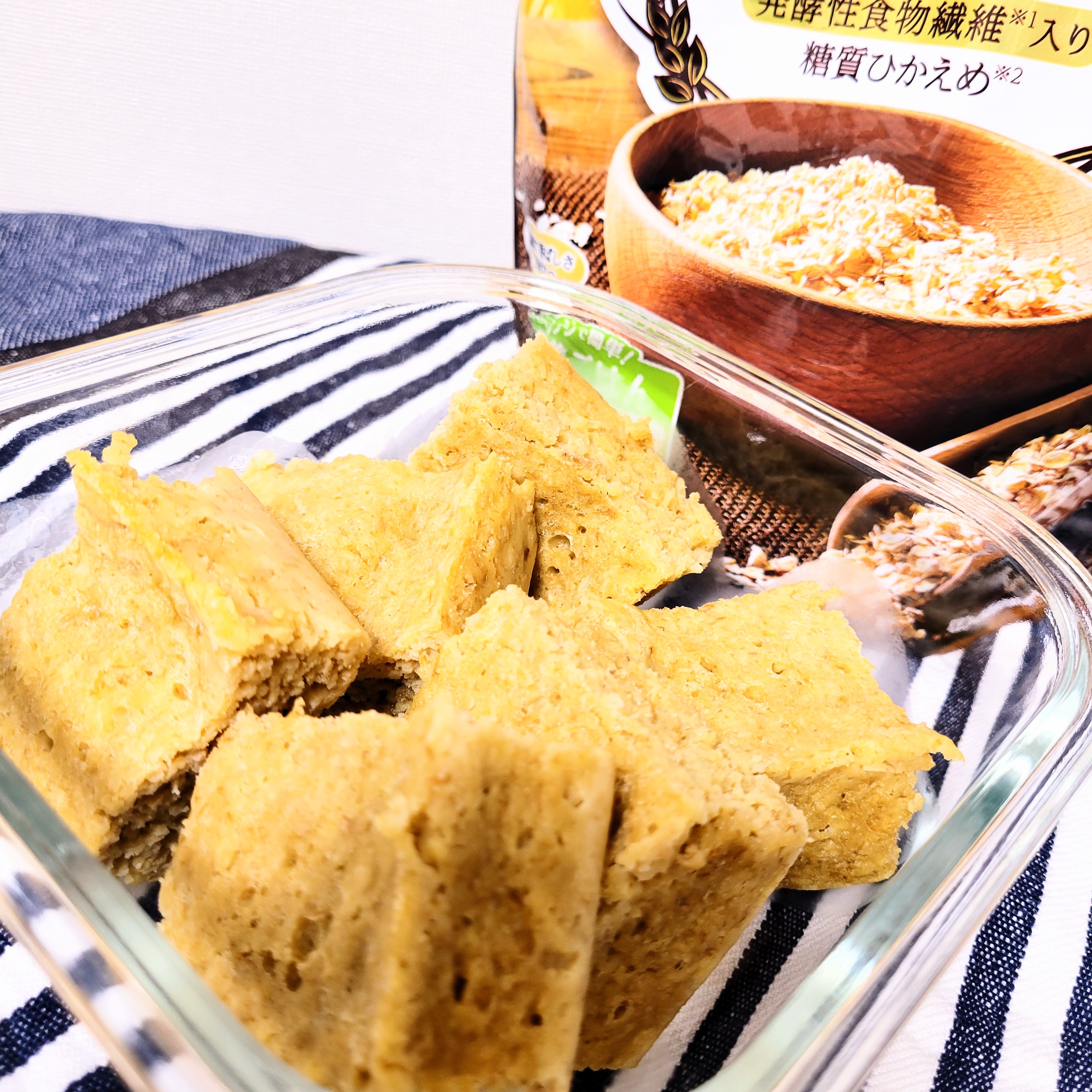 オートミール蒸しパン