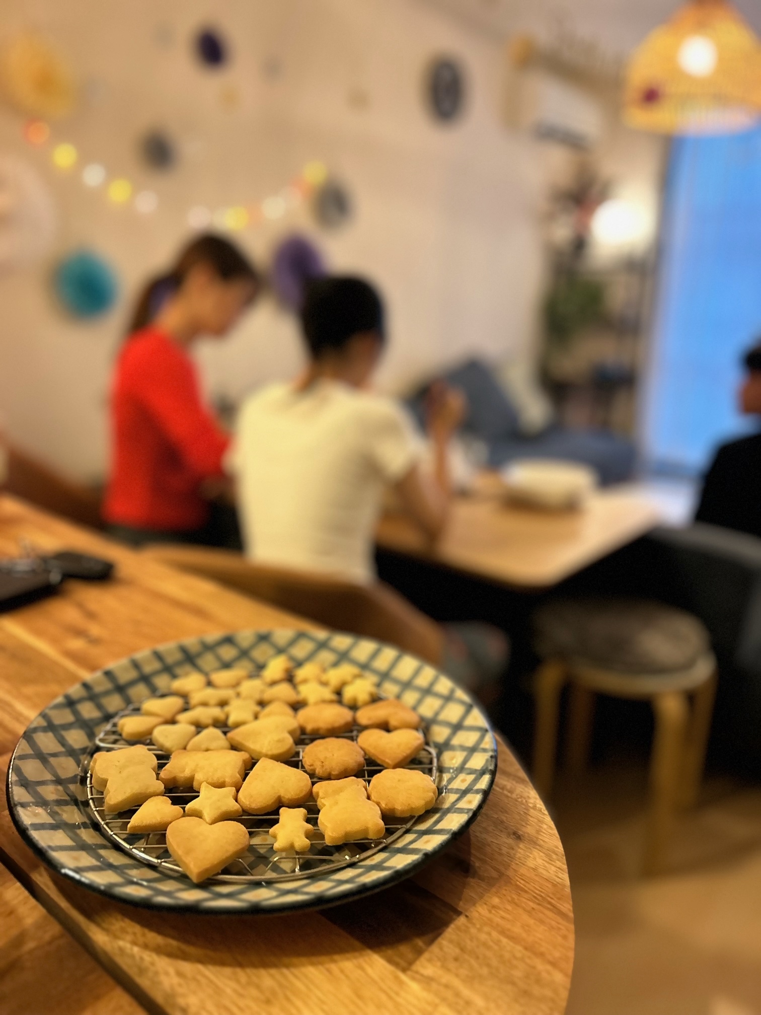 娘のクッキー作り