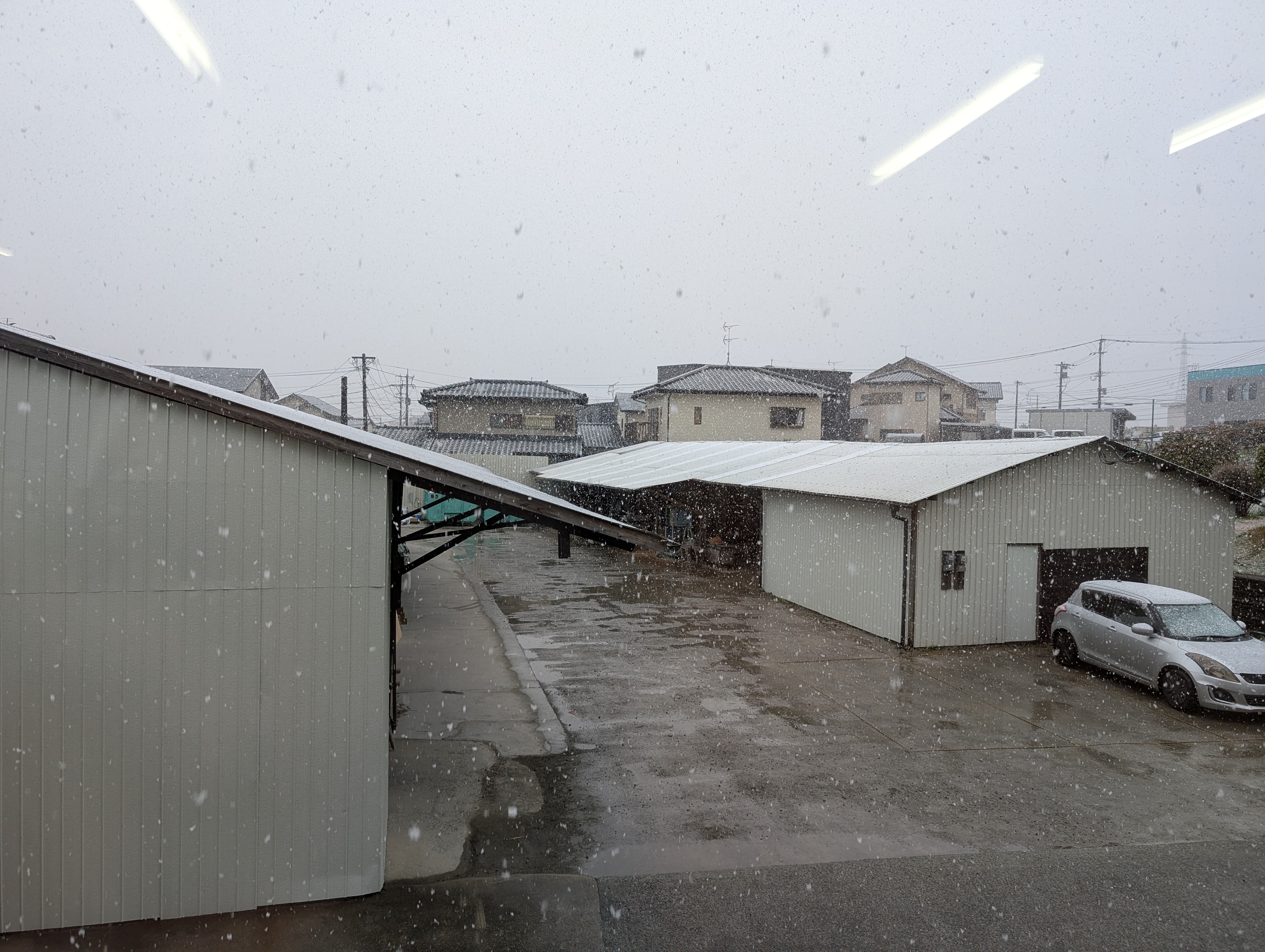 3月の忘れ雪