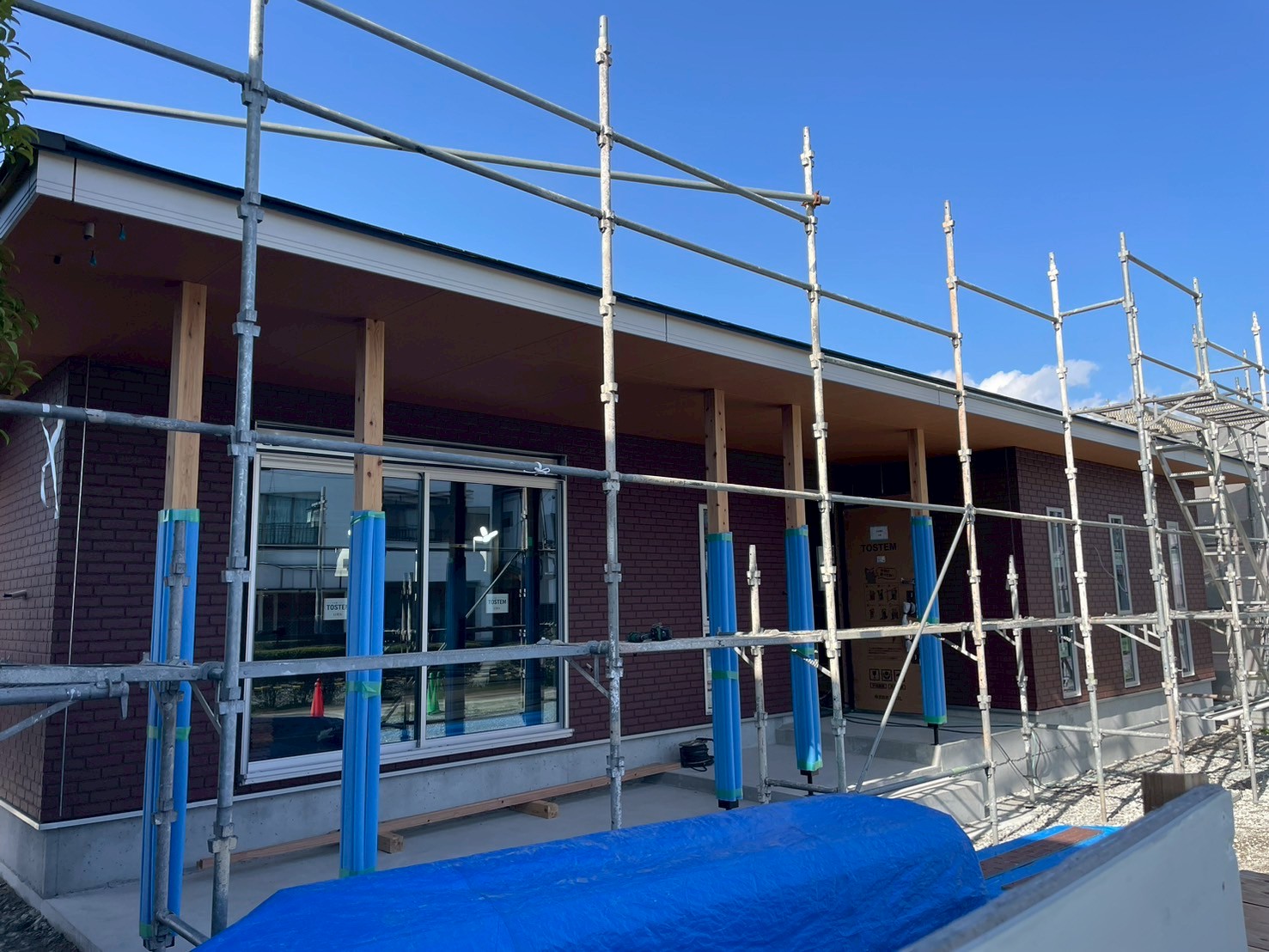 八女市新築工事進捗状況